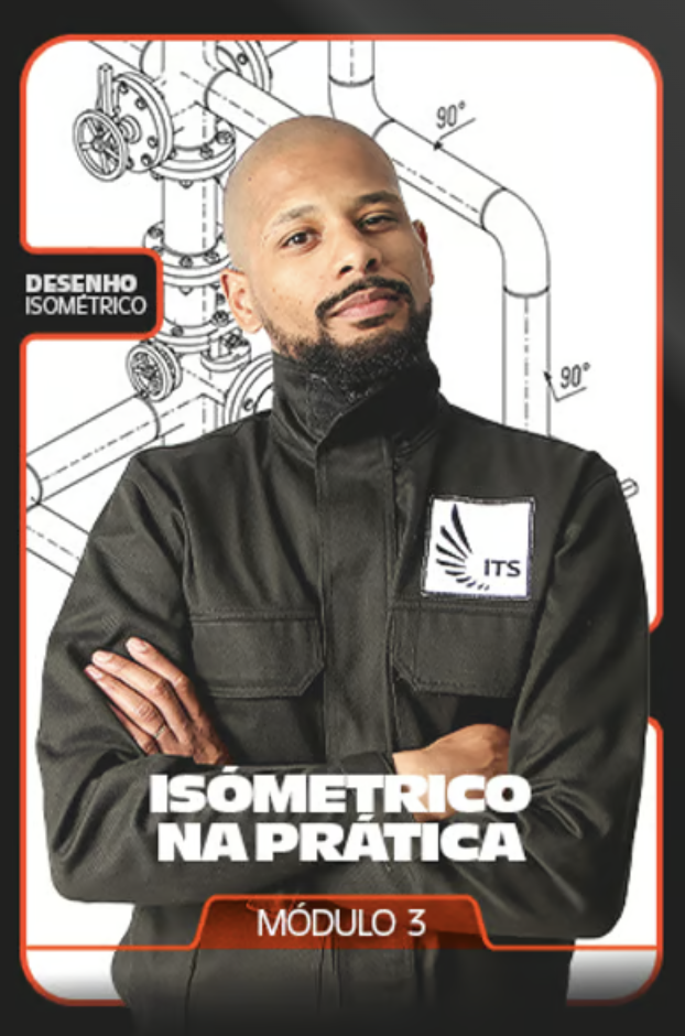 Capa do Módulo 3 do Curso de Desenho Isométrico: Isométrico na prática